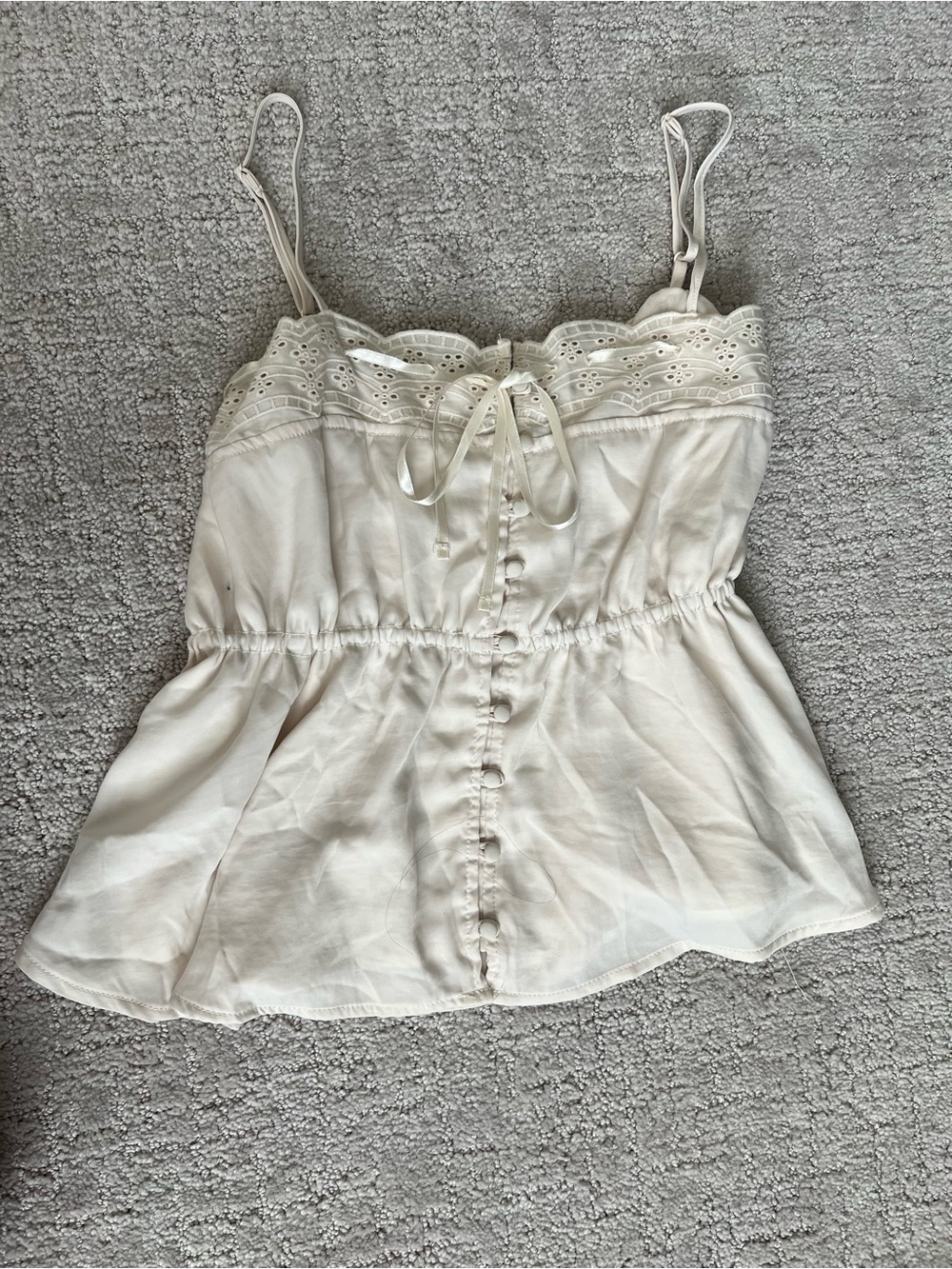 American Eagle eyelet tank top